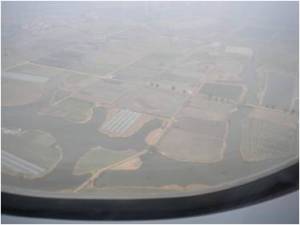 Arriving at Nanjing a city surrounded by small and big rivers 
